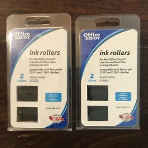 2 Ink Rollers For Monarch 1131/1136 by Office Depot Brand (4 Ink Rollers)