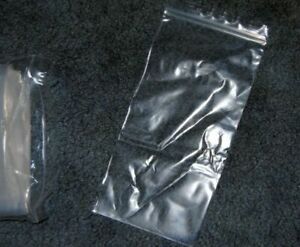 Zip top Zip lock plastic bags 5&#034; x 10&#034; PolyPack - 2 mil Reclosable - 500