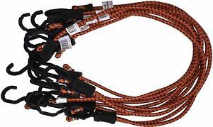 Kotap MABC-36 All Purpose Light Duty Adjustable Bungee Cords, Orange/Black, 3...