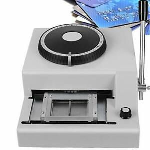 Card Embosser72-Character Letters Manual Embossing Machine for PVC Card Cred...