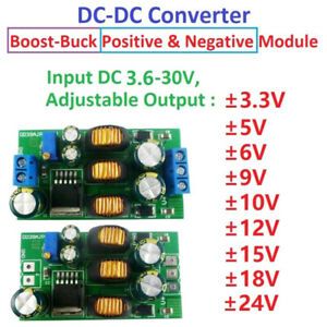 20W ±5V to ±24 Positive &amp; Negative Dual Output Power Supply Boost Convert DL