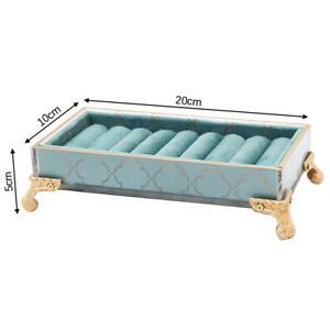 1Pc peacock blue bronzing jewelry rack display rack