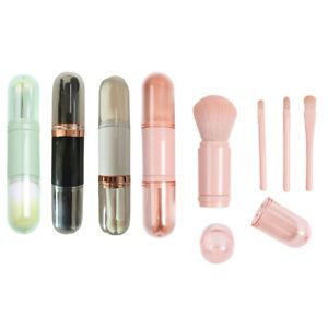 Lemoda Telescopic 4 in 1 Travel Portable Makeup Brushes Set Eyeshadow Brush  M~