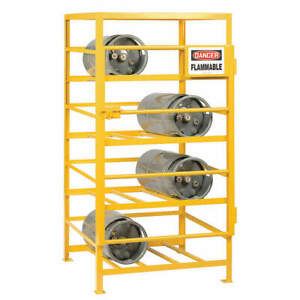 LITTLE GIANT GSC-3648-70 Gas Cylinder Rack,36x48,Capacity 12