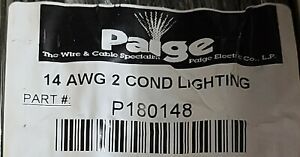 Paige 14/2C ULEC Low Volt Direct Burial Landscape Lighting Cable 30V /50ft