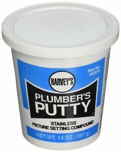 WM Harvey 043010 Professional Grade Plumber&#039;s Putty, 14 oz, Off-White