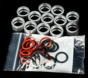 Lot 12 Laser Welding Cutting Machine Lamp Holder O-Ring Vacuum Tube 5/8&#034; Adapter
