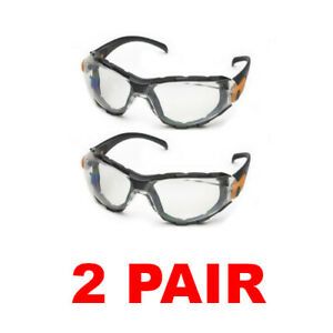 ELVEX GG-40C-AF Clear Anti-Fog Lens Safety Glasses (2 PAIR)