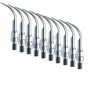 10pcs Dental Scaling Tips GS1 fit SIRONA Ultrasonic Piezo Scaler Handpiece SA
