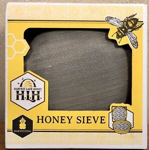 Harvest Lane Honey Beekeeping Honey Sieve Metal Stainless Steel Double Screened