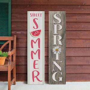 Double Sided Porch Sign, 2-pack