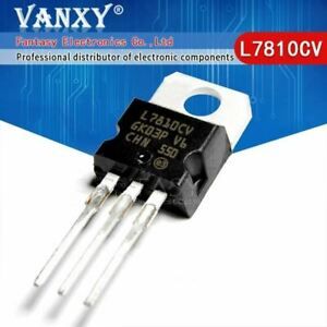 10PCS L7810CV TO220 L7810 TO-220 7810 LM7810 MC7810 7810CV new voltage regulator