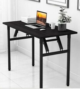 Need Small Desk 31 1/2&#034; Foldable Table, Sturdy &amp; Heavy Duty Computer Desk