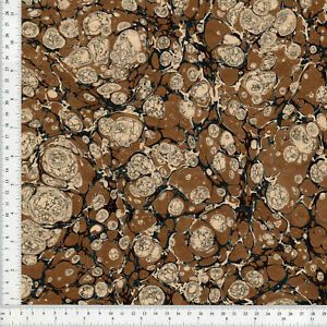 Hand Marbled Paper for Bookbinding, Long Grain 60x86cm 24x34in Series d412