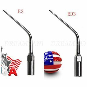 10 pcs Dental Ultrasonic Scaler Tip EndoTips Fit DTE SATELEC/EMS ED3/E3
