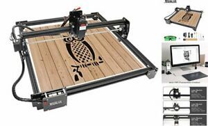 Laser Engraver,  Laser Engraving Cutting Machine Adjustable Focus Support Win