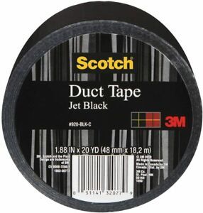 Black Duct Tape Jet 1.88-inch By 20-yard