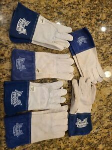 TIG Gloves For Glory, Goat Leather, DuPont™ Kevlar®, 4.5&#034; split cow cuff Medium