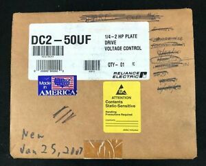 Reliance Electric DC2-50UF Motor Controller Board. NEW OLD STOCK - FACTORY SEAL
