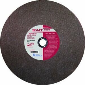 United Abrasives- SAIT 23450 Type 1 Cutting Wheel 14 x 1/8 x 1 A24R 10-Pack