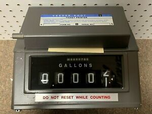 VEEDER ROOT REGISTER WATER METER WITH TICKET PRINTER 789000-001