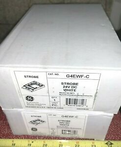 GE Security / Edwards G4EWF-C --Genesis Strobe Expander -- 24V DC - WHITE