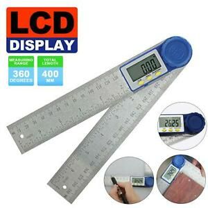 8  400mm Digital Angle Finder Ruler Electronic Protractor Goniometer Miter