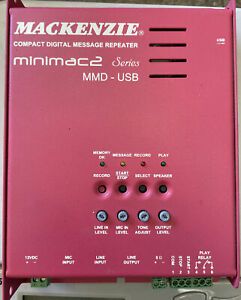 Mackenzie Labs MMD-USB Minimac2 Digital Audio Message Repeater