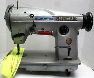 Rare SINGER 457G5 Zig Zag Lockstitch Reverse Industrial Sewing Machine Head Only