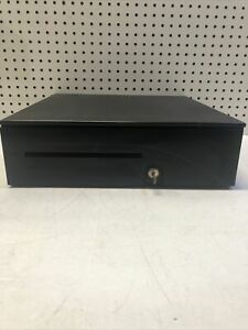 APG T320-BL1616 Cash Drawer W/ Insert &amp; Key RETAIL POS BILLS COINS MONEY SAFE