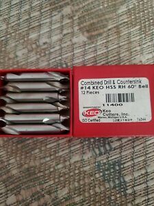 KEO 11400 Center Drill,Bell,#14 PK 12