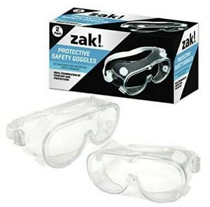 Designs Clear Protective Safety Goggles with Anti-Fog and Scratch-Resistant Lens