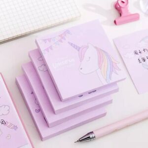 Creative Unicorn Square Notepad Girls Sticky Post Notes Student Message Stickers