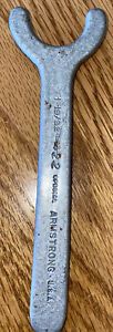 Armstrong tools pin face spanner wrench #422 special 1-13/32&#034;  USA