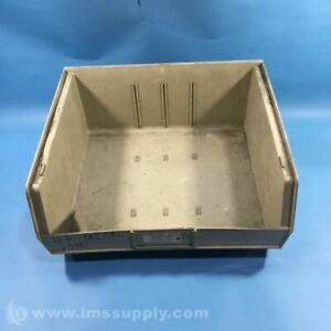 Akro Mils 30-250 Color: Stone Plastic Stacking Bin USIP