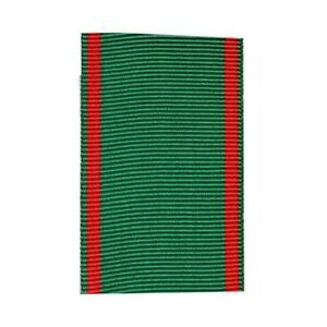 MILITARY UNIFORM RIBBON RANKS IN GREEN WHITE RED &amp; BLACK