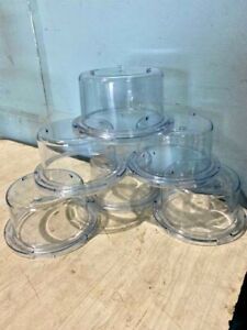 LOT OF 6 NEW Bentley BC2 ROUND Electrical Meter Cover 3.75&#034; Depth Polycarbonate