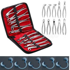 10X Dental Adults Tooth Extracting Forceps Surgical Extraction&amp; 5* Mouth Openers