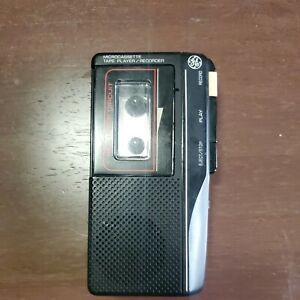 Vintage GE 3-5370A Microcassette Voice Recorder 2 Speed plus Memorex ic Recorder