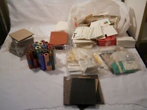 Howard Machine - assorted foil (part used ) printing stock ,, backings