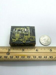 Vintage Printers Block Tractor Trailer  FREE SHIP