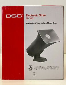 Tyco Safety DSC Electronic Siren SD 30W 12VDC/1000mA/122dB