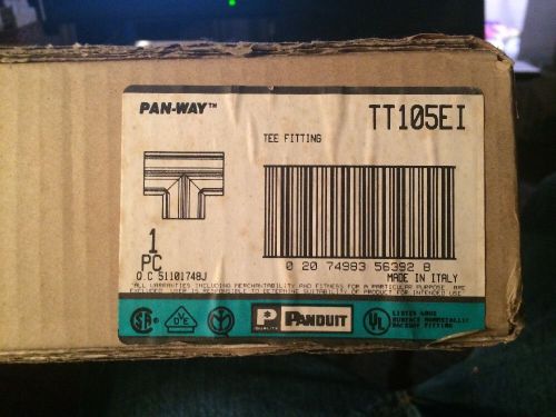 Panduit tt105ei fiber optic electrical vertical tee fitting panway for sale