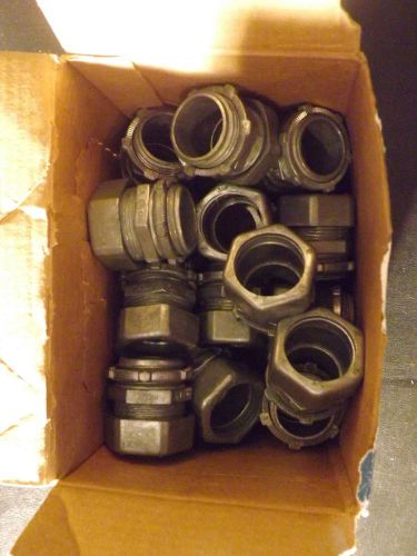 BOX OF 25 SIGMA ELECTRIC 3/4&#034; EMT COMPRESSION CONNECTOR FITTINGS 3/4&#034;  TC-602