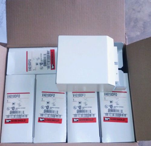 Wiremold 4000 ivory fiber ready entrance end fitting box of 5