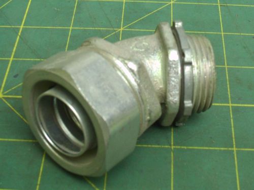 1&#034; LIQUID TIGHT 45 DEGREE CONNECTOR FITTING (QTY 1) #57085