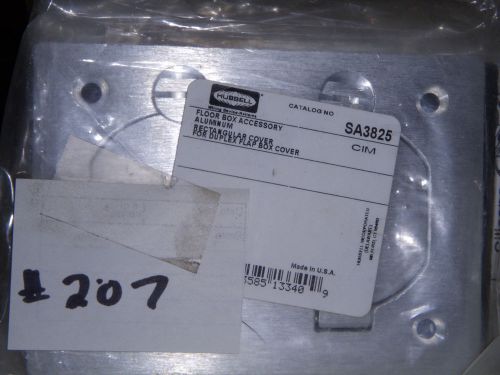 Hubbell sa3825 1g floor box cover *new* (#207) for sale