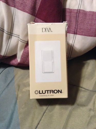 Lutron DVF-103P-WH Diva Single Pole, 3 Way Preset Dimmer, 8A, White,