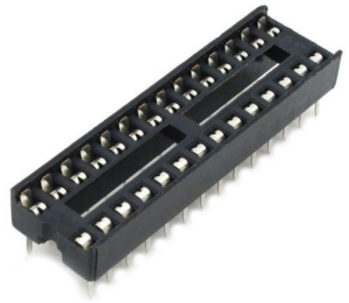 5pcs 28 pin narrow  dip ic socket solder prototype adaptor pcb atmega328p usa for sale