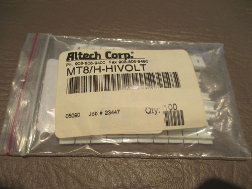 Altech Connectwell  MT8/H-HIVOLT  Marking Tags (100 pieces) DIN Rail  NEW